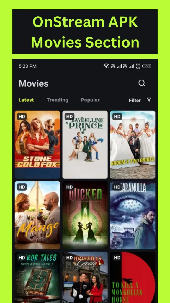 OnStream APK Free Download v1.2.0 On Android (Official) 2026 4 On Stream APK