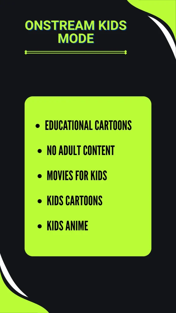 OnStream APK Free Download v1.2.0 On Android (Official) 2026 10 OnStream Kids Section